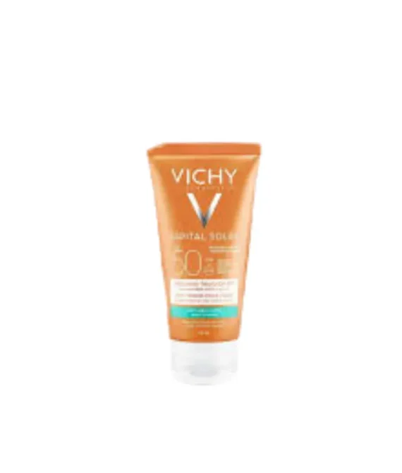 Vichy Capital Soleil Émulsion Invisible Anti-Brillance Toucher Sec SPF50 Peau Sensible Mixte à Grasse | 50ml