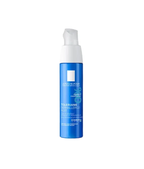 LA ROCHE POSAYToleriane Dermallergo NuitSoin visage de nuit apaisant hydratation intense peaux sensibles ou allergiques