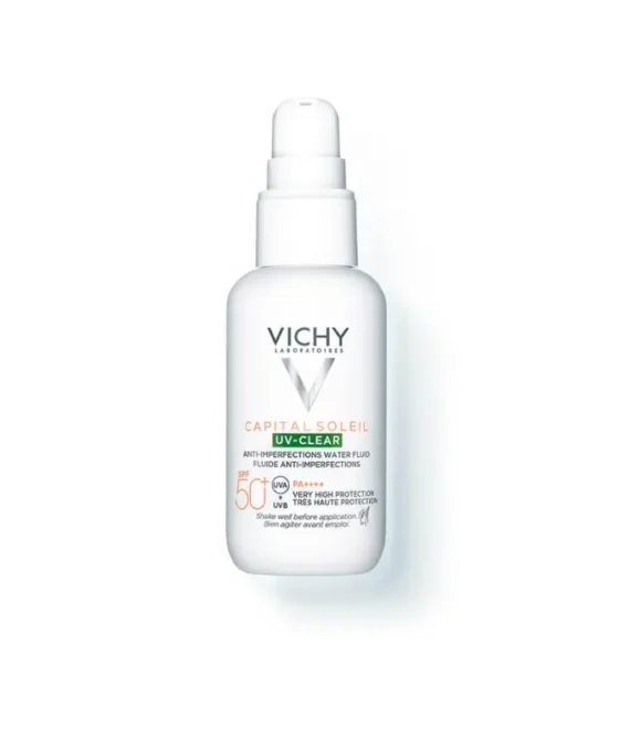 VICHY CAPITAL SOLEIL UV CLEAR FLUIDE ANTI IMPERFECTIONS Spf 50 40 ml