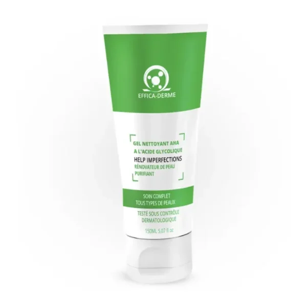 EFFICA-DERME Gel nettoyant AHA | 5% d'acide glycolique