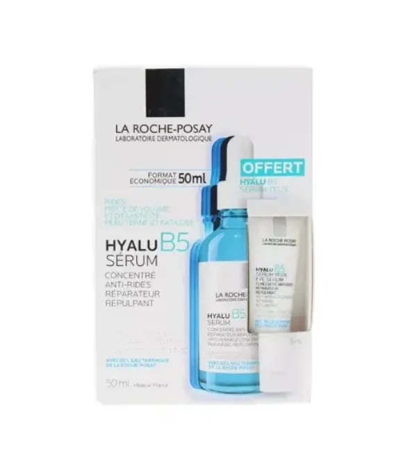 La Roche Posay Hyalu B5 Coffret Sérum Anti-Rides Réparateur 50ml + Sérum Yeux Hyalu B5 5ml Offert