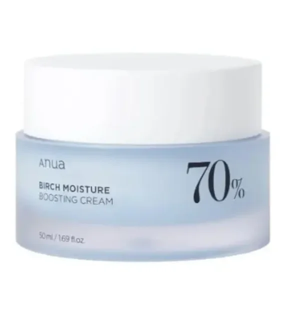 Anua Birch 70 Boosting Moisture Crème – Crème Hydratante à 70% d’Écorce de Bouleau