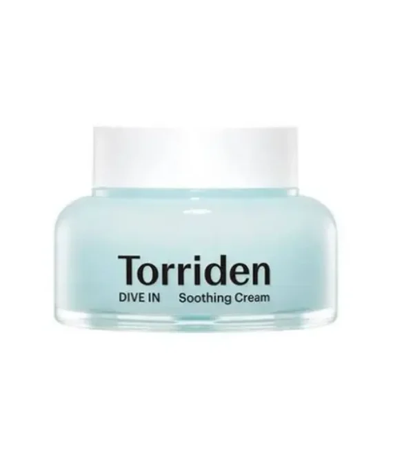 Torriden DIVE IN Low Molecular Hyaluronic Acid Soothing Cream 100ml – Crème Apaisante à l’Acide Hyaluronique à Faible Poids Moléculaire