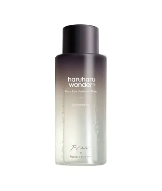 Haruharu WONDER – Black Rice Hyaluronic Toner Fragrance Free – Tonique sans alcool et sans parfum