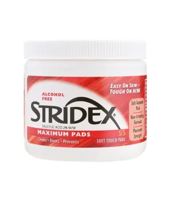 STRIDEX – Maximum 2% Salicylic Acid Soft Touch Pads