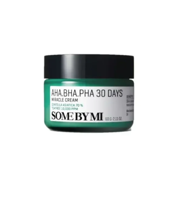 SOME BY MI – AHA, BHA, PHA 30 Days Miracle Cream – Crème aux AHA, BHA, PHA 60g