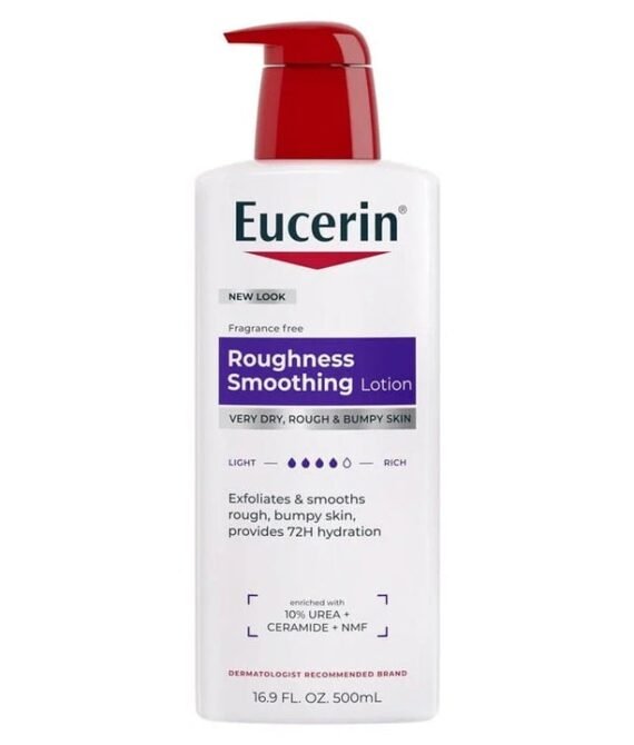 Eucerin Roughness Relief Lotion – Soin Hydratant Intense pour Peaux Rugueuses, 500ml
