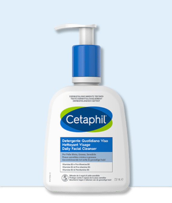 CETAPHIL Nettoyant Visage pour Peaux Sensibles Mixtes à Grasses 237ml