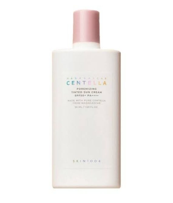 SKIN 1004 – Madagascar Centella Poremizing Velvet Finish Sunscreen – Crème solaire teintée