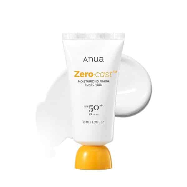 ANUA Zero-Cast™ Moisturizing Finish Sunscreen – SPF 50+ PA++++ (50 ml)