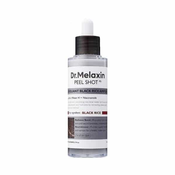 Dr.Melaxin - Peel Shot Exfoliant Black Rice Ampoule - Ampoule exfoliante au riz