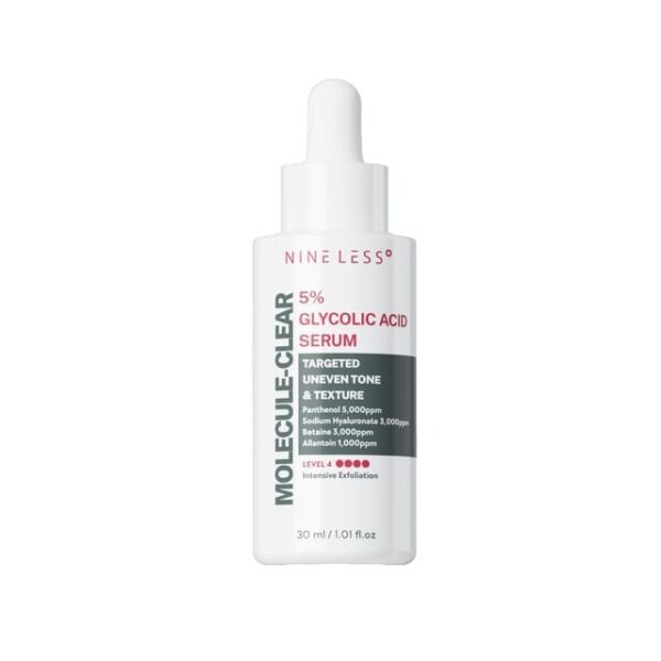 NINELESS - Molecule-Clear 5% Glycolic Acid Serum - Sérum anti-acné