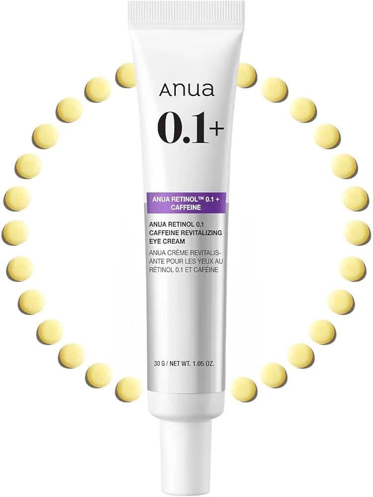 Anua - Retinol 0.1 Caffeine Revitalizing Eye Cream