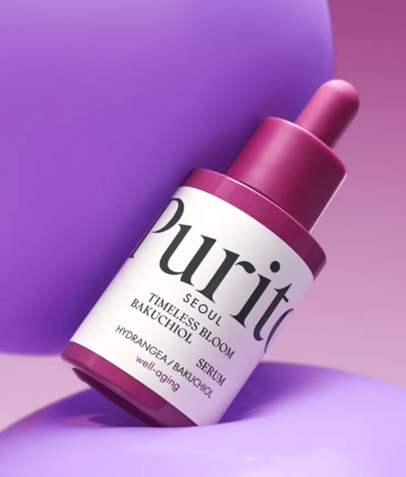 Purito SEOUL – Timeless Bloom Bakuchiol Serum – Sérum raffermissant au bakuchiol