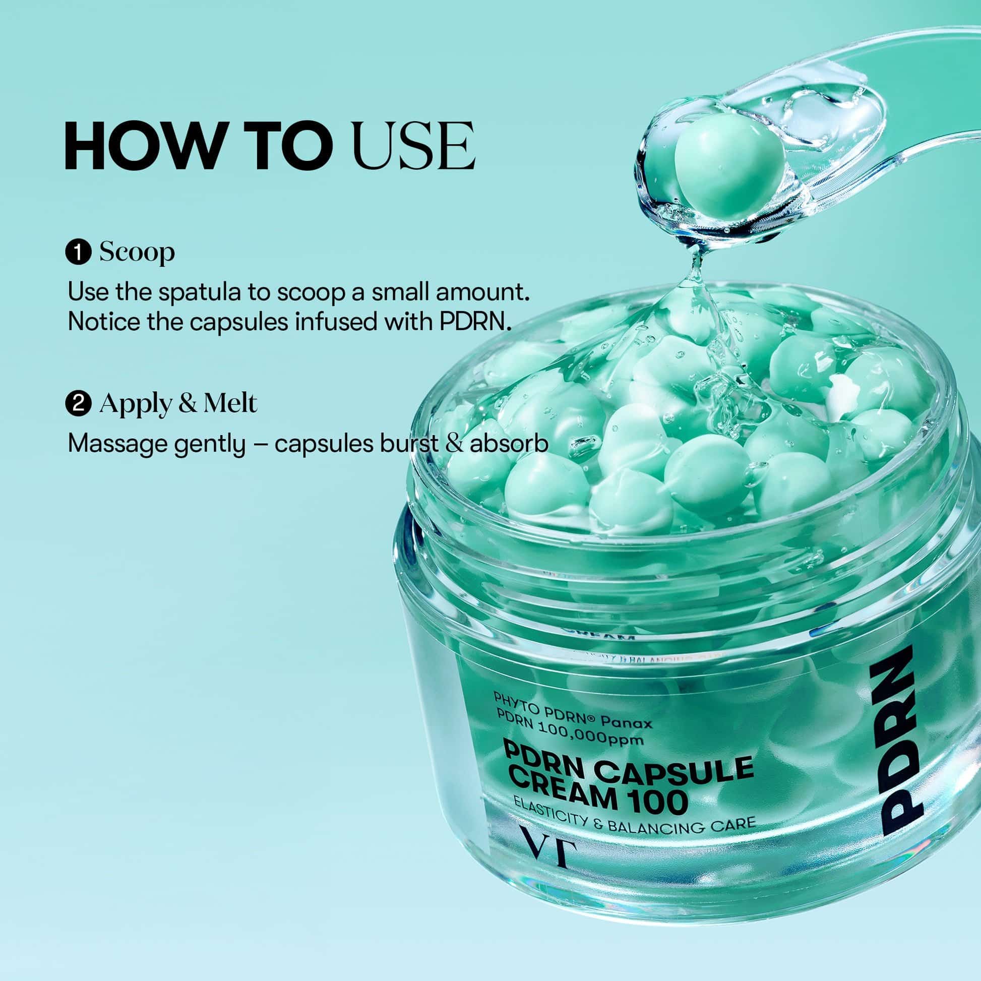 VT - PDRN Capsule Cream 100 - Crème au PDRN – Image 2
