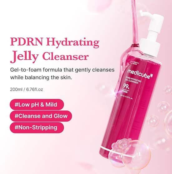 Medicube 99% Pdrn Hydrating Gel Cleanser 200Ml