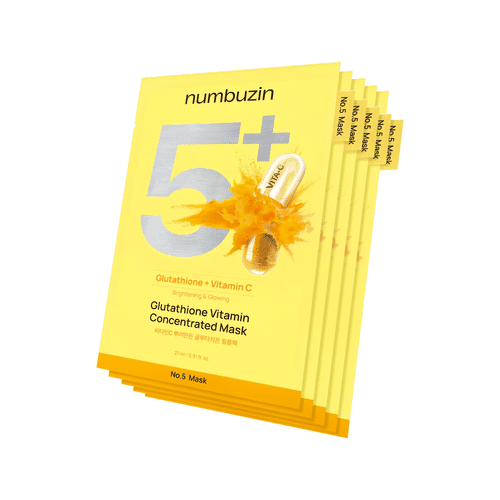 numbuzin - No.5+ Glutathione Vitamin Concentrated Mask 1 piece