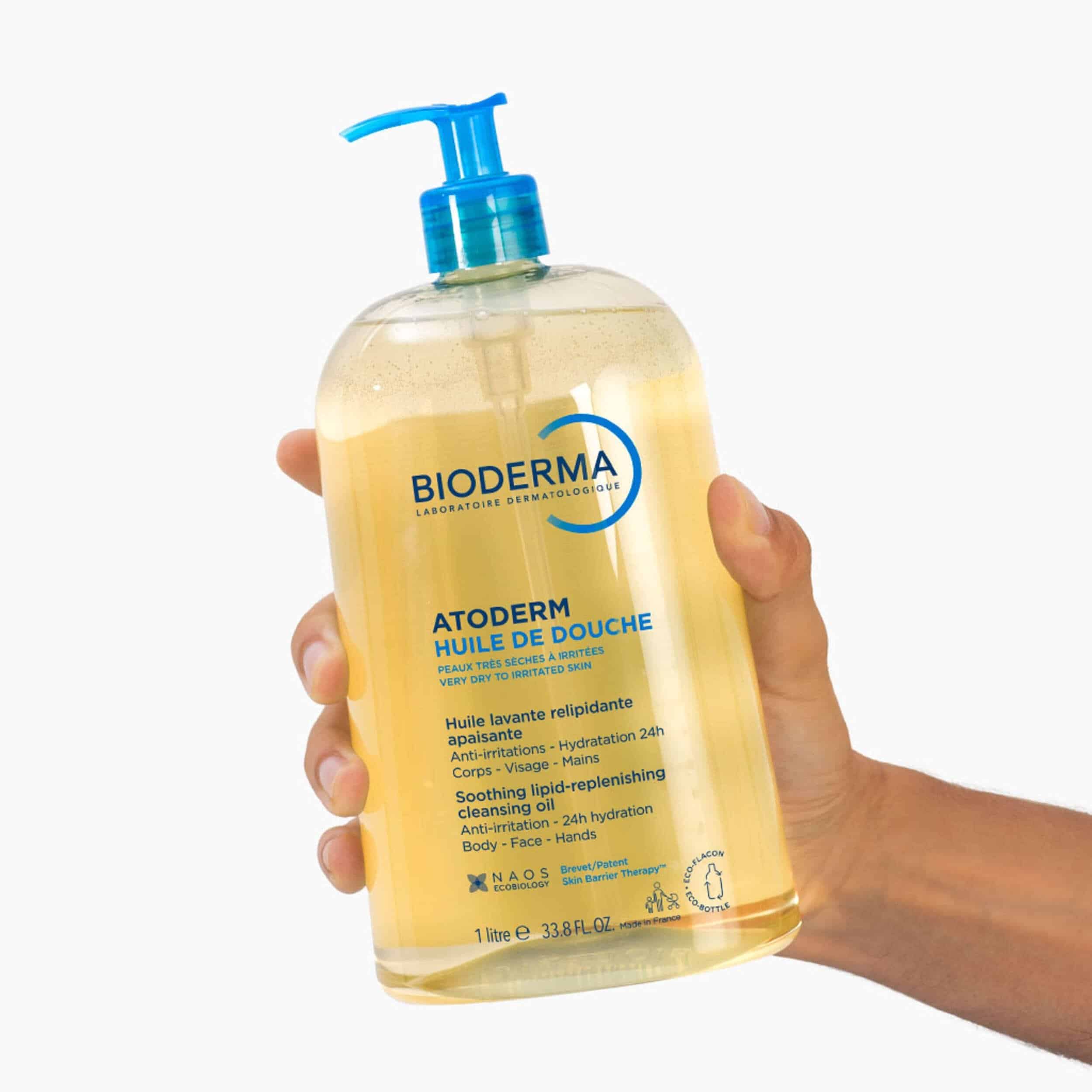 BIODERMA Atoderm Huile de Douche 24h d’Hydratation Confort Immédiat