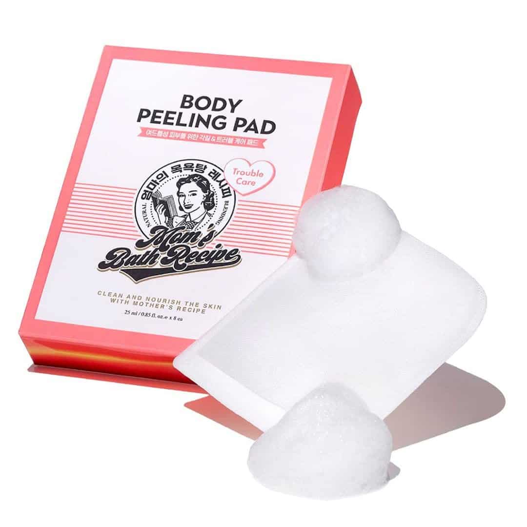 Mom’s Bath Recipe Body Peeling Pad Trouble care 1 piece