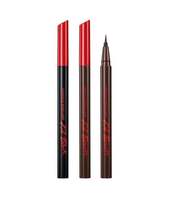 CLIO – Superproof Brush Liner – Eyeliner – 2 teintes