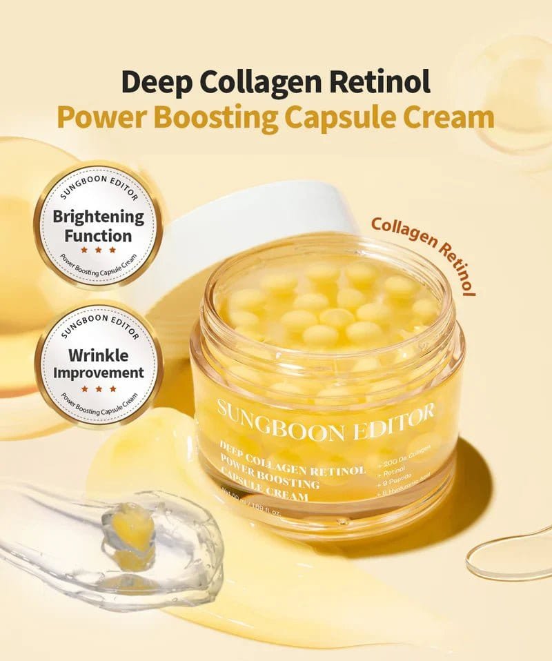 SUNG BOON Deep Collagen Retinol Power Boosting Capsule Cream – Image 2