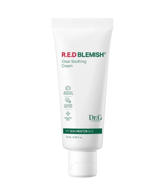 Dr.G – R.E.D Blemish Clear Soothing Cream Tube Type – Crème apaisante 70 ml