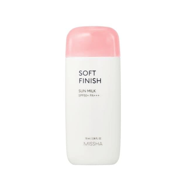 MISSHA - All-Around Safe Block Soft Finish Sun Milk SPF50+ PA+++ - Lait solaire