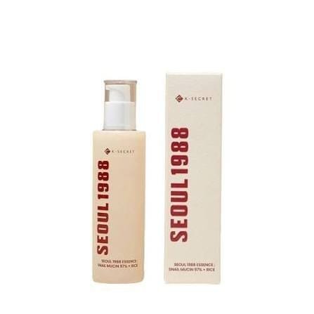K-SECRET - Seoul 1988 - Essence: Snail Mucin 97% + Rice - Soothing Essence - 100 ml