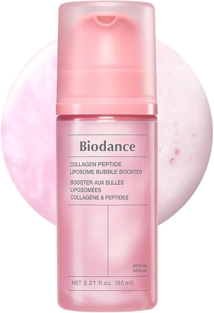 BIODANCE Collagen Peptide Lipsome Bubble Booster, Micro-Bubble Foam Essence for Elasticity and Plumping