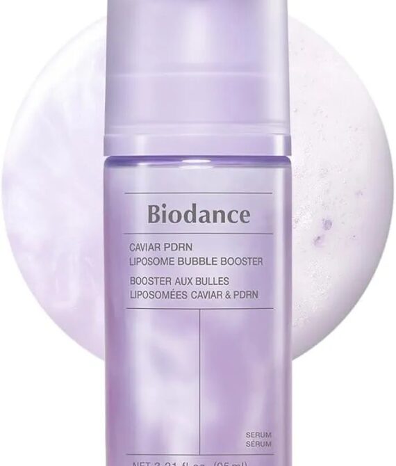 BIODANCE Caviar PDRN Liposome Bubble Booster, Micro-Bubble Foam Essence for Dull & Weakened Skin, Deep Nourishing