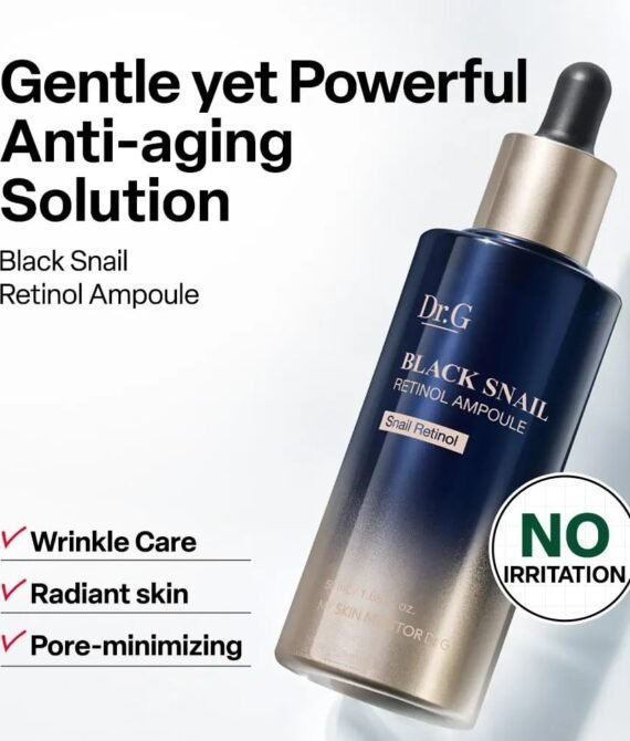 Dr.G – Black Snail Retinol Ampoule – Sérum anti-âge
