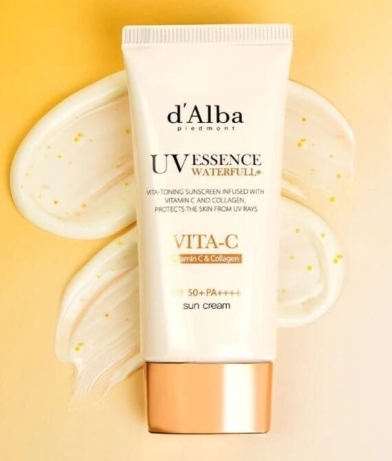 D&rsquo;ALBA Waterfull UV Essence VITA-C Sun Cream 50ml Capsule Sun, Anti-Aging