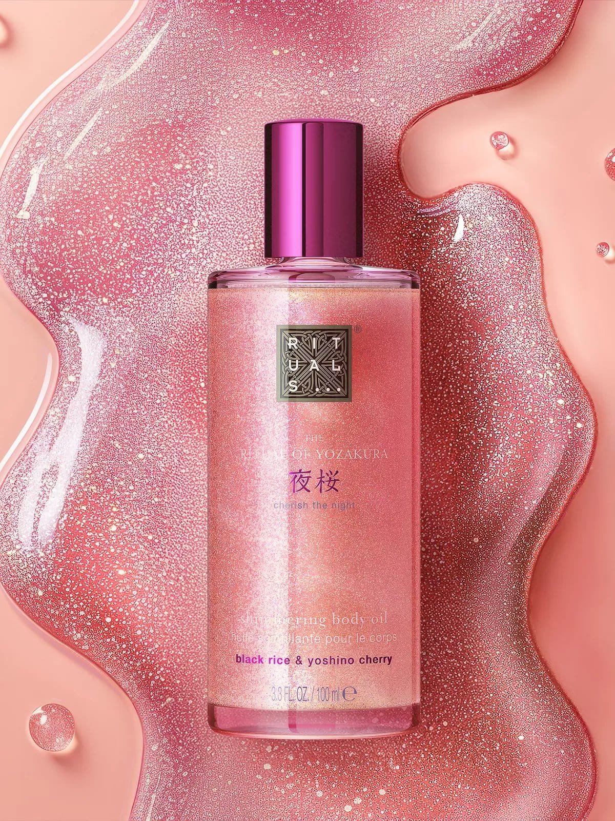 The Ritual of Yozakura Shimmering Body Oil 100ml