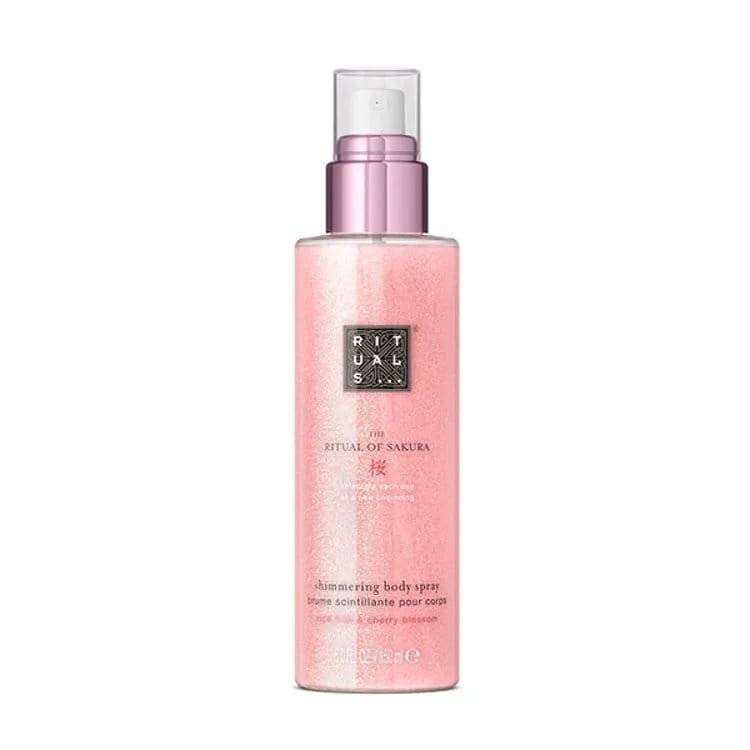 The Ritual of Sakura Shimmering Body Spray
brume scintillante pour corps, 150 ml