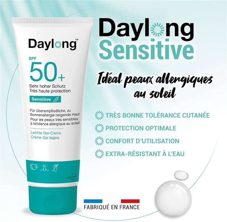 Daylong Sensitive Face Gel-fluide SPF 50+
100ml – Image 2