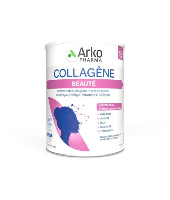 Arkopharma – Collagène Beauté 260 g | Peau – Rides – Élasticité – Fermeté – Éclat – Hydratation | 260 g