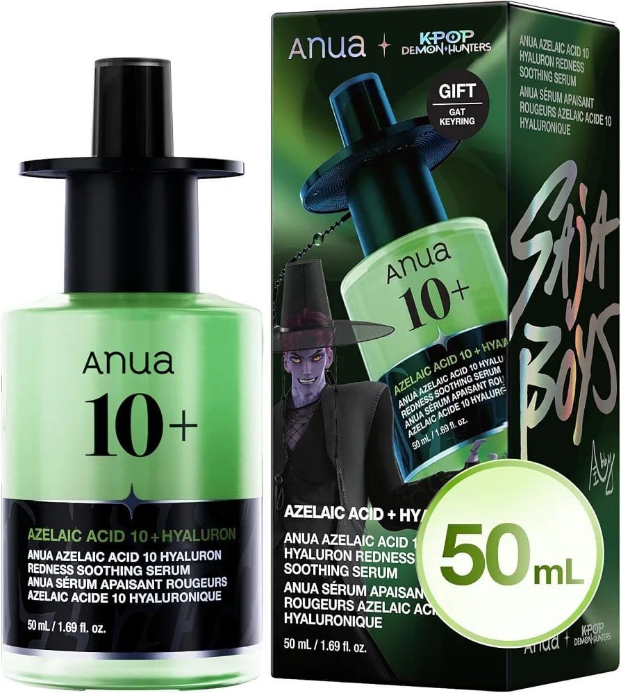 Anua K-Pop Demon Hunters Azelaic Acid 10 Hyaluron Redness Soothing Serum