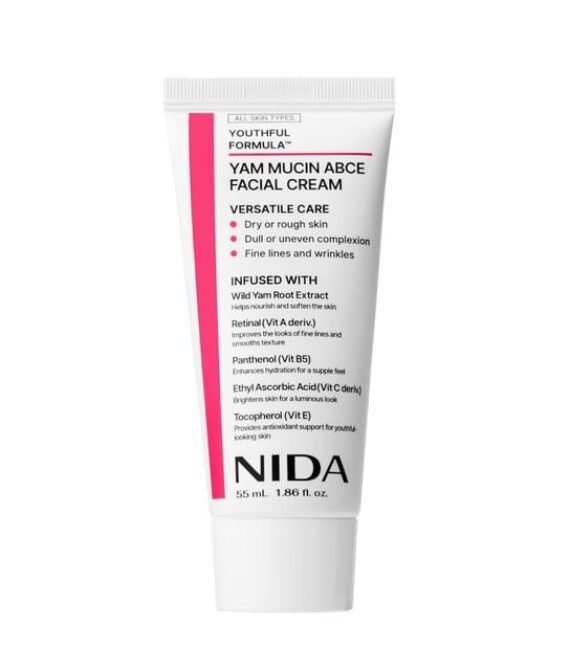 NIDA – Youthful Formula Yam Mucin ABCE Facial Cream – Crème hydratante nourrisante