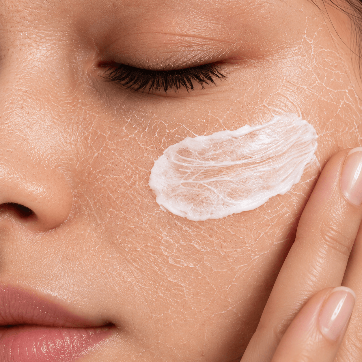 Peau sèche et déshydratée