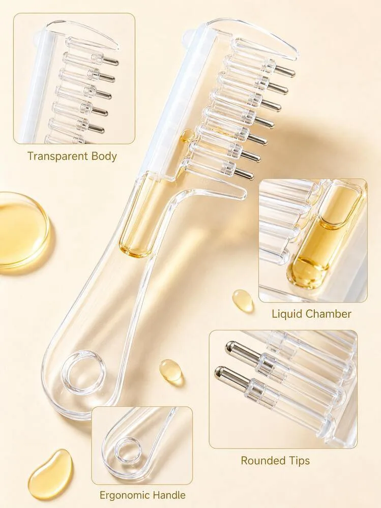 Peigne applicateur d'huile pour cheveux