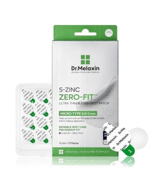 Dr.Melaxin – S-Zinc Zero-Fit Ultra Thin Blemish Spot Patch – Patchs anti-acné ultra-fins